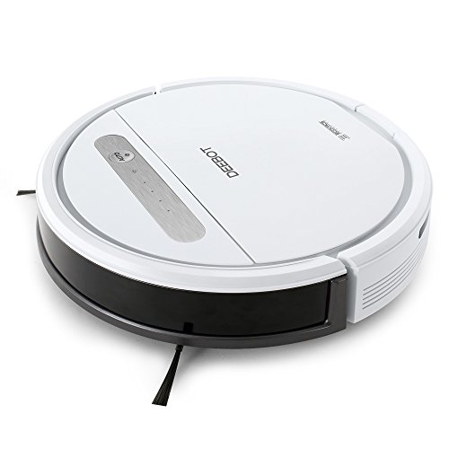 Ecovacs Robotics Deebot Ozmo 610 Saug- und Wischroboter mit Ozmo-Technologie, systematischer Reinigungsweg auf Hartb&ouml;den, App-Steuerung, 40 Watt, wei&szlig;