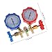 Healifty Refrigerant Meter and Fluoride Filling Hose Set for Car Air Conditioner HVAC Charging with Refrigerant Hose and Refrigerating Gauge for Automotive Ac Maintenance