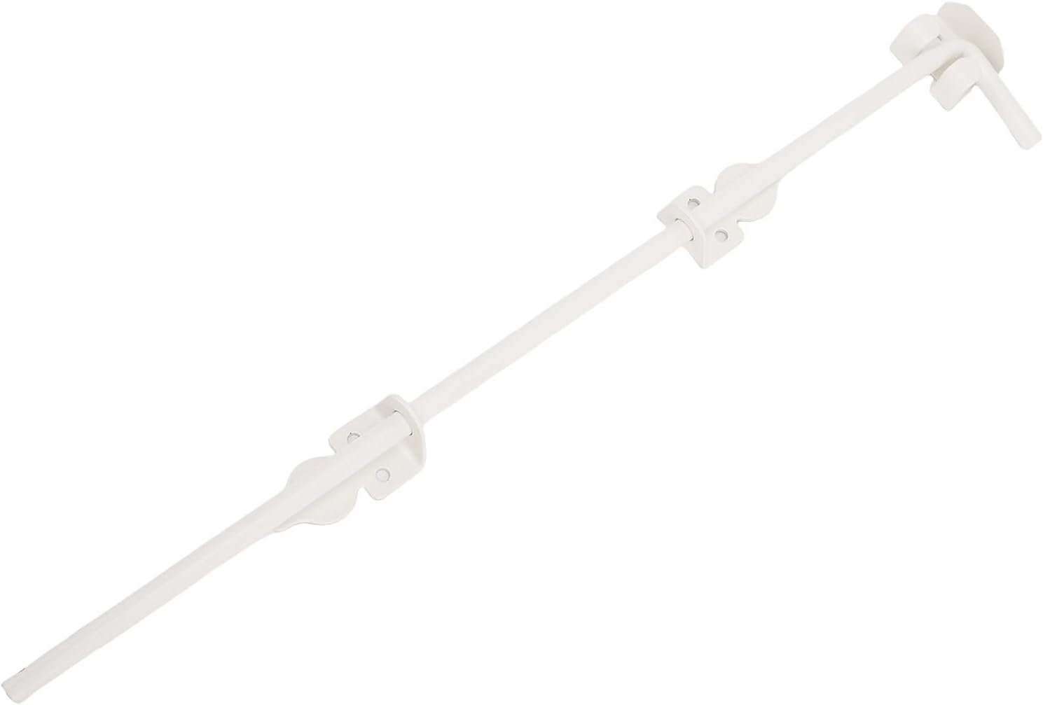 Eujgoov 24 Inch Cane Bolt Gate Drop Rod Alloy Steel Ground Latch for Wooden Metal Fences for Outdoor Gates