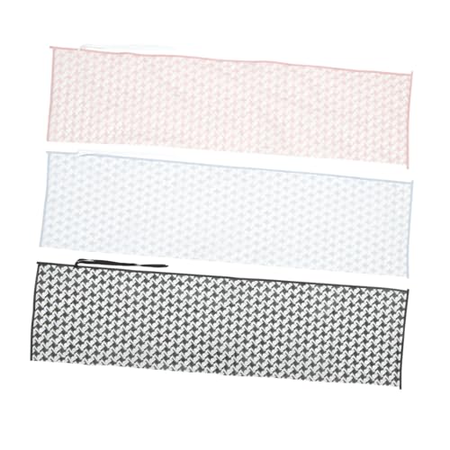 CAXUSD 3pcs Straw Mat Bag Straw Mat Organizer Blanket Organizer Plastic Storage Bag Space-Saving Random Color