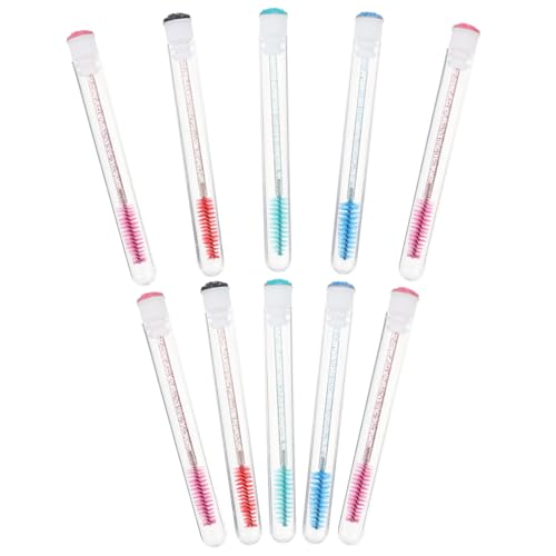 PartyKindom 10pcs Eyelash Brush Curler Small Sturdy Great for Travel Daily Use Random