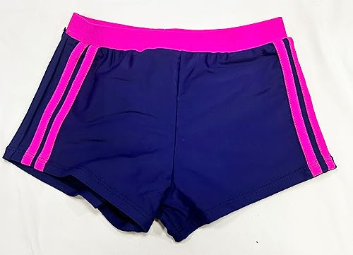 Image of TACKTIMES 2Pcs Girls Sleeveless Crop Top with Shorts Outfit Set for Athletic Leotard Dancing Swimming Gymnastics Dancewear