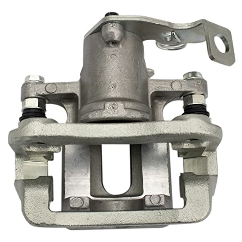 Image of TRQ Rear Driver and Passenger Side Brake Caliper Set Caliper Brackets Hardware Compatible with 13-16 Hyundai Elantra 11-12 Elantra GLS 11-12 Limited 13-14 Coupe