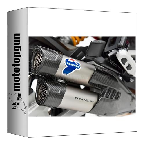 termingoni auspuff full titan zugelassen kompatibel mit ducati multistrada v4 2021 2022 mototopgun