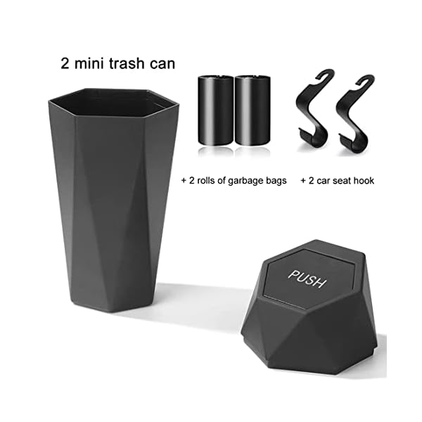 BONGFUN-Car-Trash-Can-2-Packs-Mini-Garbage-Bin-Universal-Leakproof-Automotive-Garbage-Cans BONGFUN-Car-Trash-Can-2-Packs-Mini-Garbage-Bin-Universal-Leakproof-Automotive-Garbage-Cans