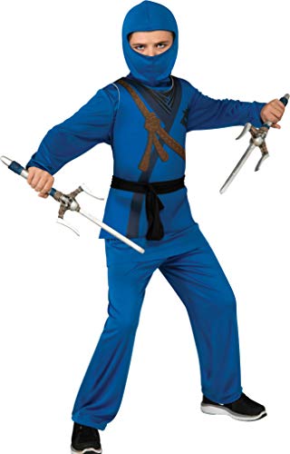 Rubie's Ninja Child's Costume, Blue, Small