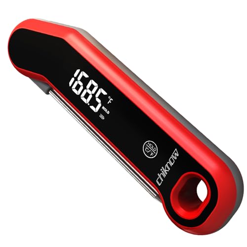 CHIKNOW Digital Meat Thermometer for Cooking, Instant Read, ±0.5°F Accuracy,