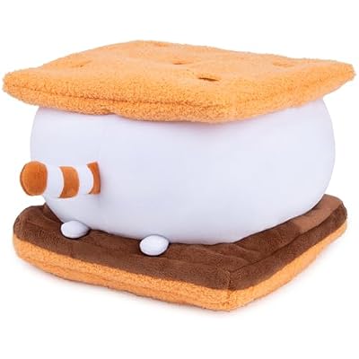 GUND Pusheen Smores Squisheen Plush, Stuffed Animal for Ages 8 and Up, Brown/White, 12