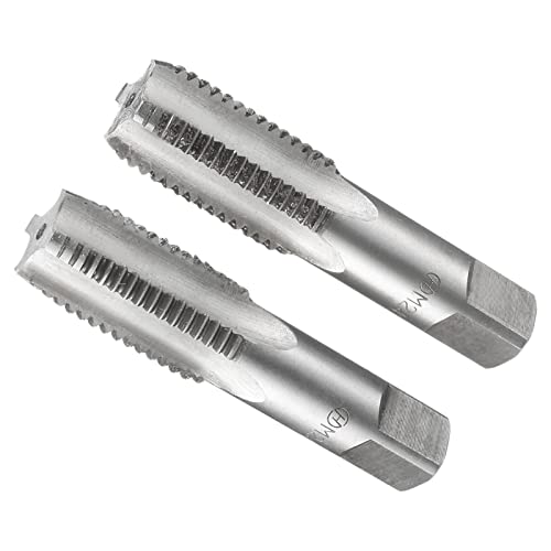 CoCud Mano Roscado Machos, M24 x 3 Rosca, Métrica Aleación Herramienta Acero Tornillo Roscado Cónico Fondo Macho - (Aplicaciones: para Máquina Rosca Reparación), 1 Par