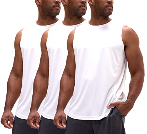 DEVOPS Men's Relaxed-Fit Workout Loungewear Gym Tank Top Sleeveless