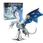 Ideas Ice Dragon Building Set，Compatible with Mainstream brands Adults Collectible MOC Dragon Model STEM Toy for GOT Fans Home Decor,Creative Gift for Kids Boys & Girls 8-16 (1019 PCS)