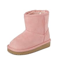 The Children's Place girls Baby Girls and Toddler Classic Ankle Boots, Faux Fur Lined