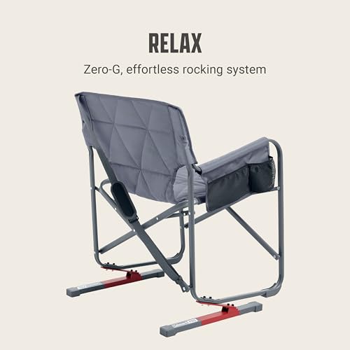 Coleman Pro Rocker Chair, Easy & Fast Folding, 250lb Capacity, Mussel - image 2