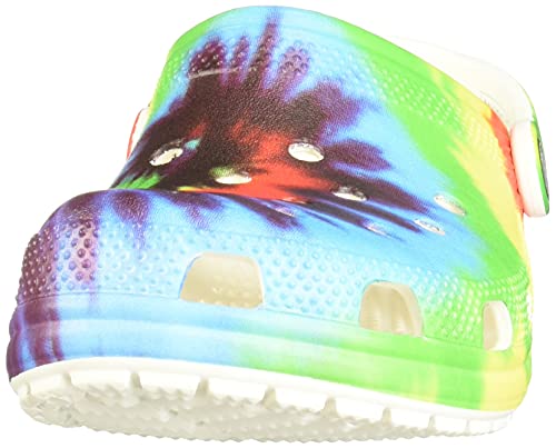 Crocs Unisex-Adult Classic Tie Dye Clogs, Multi, 12 Women/10 Men #TOP1