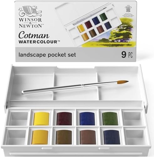 Winsor & Newton Acuarela Cotman - Set temático de bolsillo - Pais...
