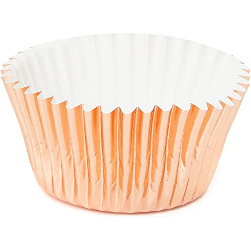 Rose Gold Cupcake Liners, Foil Baking Cups (1.96 X 1.28 In, 350 Pack) #TOP2