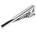 Epinki Clip Corbata Hombres Rectángulo Forma Tie Clip Estante de Tiepins Plata 6x0.6CM