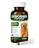 Dewormer for Dogs, Dog Dewormer Liquid, Safe for 6 Weeks and Older