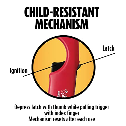 Bic Multi-Purpose Classic Edition Candle Lighters, Long Durable Metal Wand, Great For Candles, Grills And Fireplaces, Assorted Colors, 4-Count #TOP2