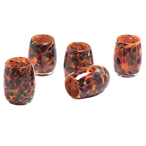 Votivecandleholdertealighthandmadeblownglassaccentvasecenterpiecehomedecorartistdehannajonesseattlewaorangemmhalloweennight Urban Country Home Decor Votive candle holder tea light handmade blown glass accent vase centerpiece home decor artist dehanna jones seattle wa orange mm halloween night urban country home decor