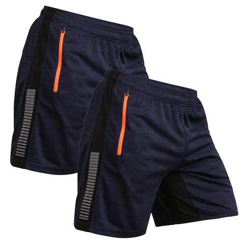Image of NEVER LOSE Mens Running Athletic Shorts 5 inch Inseam Quick Dry Workout Shorts Men Lightweight Gym Shorts with Pockets