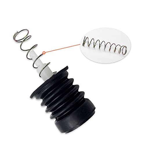 2 Sets Drain Trap Seal Spring Pull Rod Switch Rubber Plug Valve Rubber Sealing Stopper Replacement Universal for Twin Tub Washer Dryer 2 in 1 Combo Washing Machine Accessories