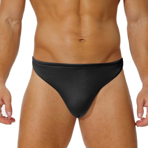 Men's Swim Briefs Quick Dry Bikini Sexy Swimwear Thong Swimsuit for Men4