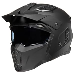 ILM Open Face Motorcycle 3/4 Half Helmet for Men and Women,