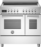 Bertazzoni Professional Series PRO95I2EXT 90cm wide Electric Range Cooker with Induction Hob - Stainless Steel