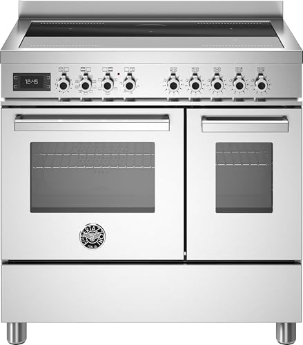 Bertazzoni Professional Series PRO95I2EXT 90cm Electric Range Cooker with Induction Hob - Stainless Steel Finish