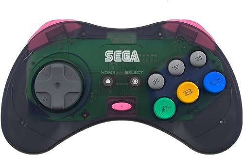 Manette SEGA Saturn sans fil Retro-Bit avec dongle USB et récepteur