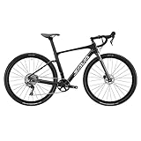 SAVADECK Carbon Gravel Road Bike,T800 Carbon Gravel Dis Brake Bicycle with Professional Adventure GRX600 11 Speed Groupset and Extra Wide Tires 700CX40C for Various Road.(Black 56cm)