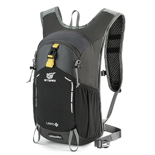 SKYSPER Wanderrucksack Herren 15L Rucksack Klein Tagesrucksack Trekkingrucksack für Camping Outdoor...