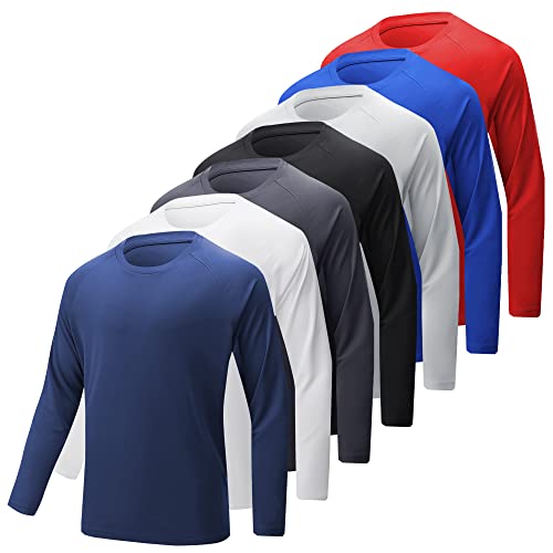 Mlyenx Long Sleeve Tee Shirts For Men Dry Fit Moisture Wicking Long Sleeve Shirts Sun Protection Workout Shirts For Running #TOP3