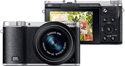Samsung NX3000 Compact System Smart Camera Black 20 MP 16-50 mm Lens Samsung NX3000 Compact System Smart Camera Black 20 MP 16-50 mm Lens