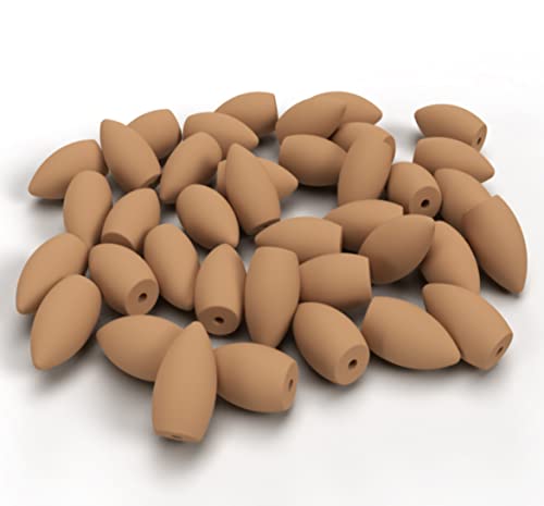 Aroma Depot 1.25" NAT. UNSCENTED BACKFLOW - 60 CONES 1.25'' Backflow Unscented 100% Natural Joss Powder 60 Incense Cones - Ideal For Waterfall Burner And Holder, Add Any Aroma Depot Fragrance Oil To Make Your Own Scented Cones. thumb #5