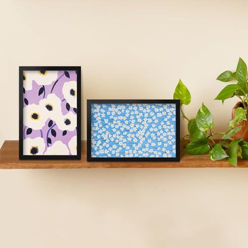 Image of LaVie Home 4x6 Picture Frame Black Set of 10, Display 3.5x5 with Mat or 4 x 6 Without Mat Picture, Photo Frame Collage for Wall Gallery or Table Deco, Hanging or Tabletop Display