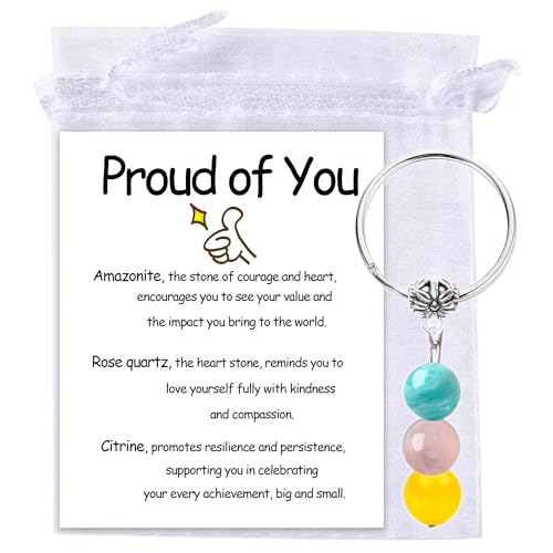 MKISHINE Proud of You Card Gift, Congratulations, Graduation, New Job,