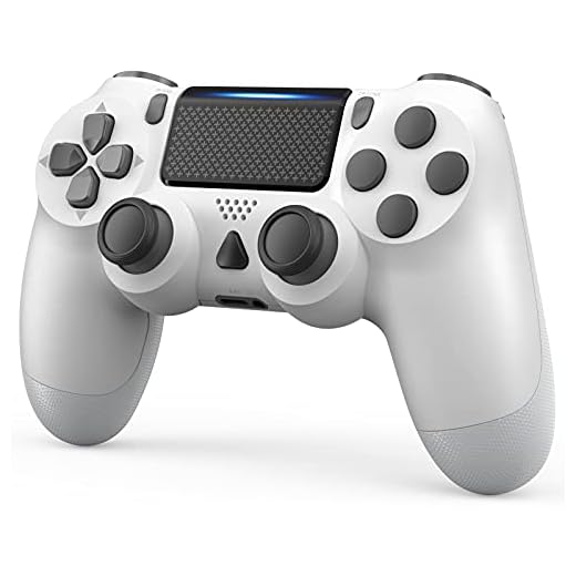 YCCTEAM Wireless Game Controller Compatible with 4 Slim with Enhanced Dual Vibration/Analog Sticks/6-Axis Motion Sensor, Compatible with PC /Windows 7/8/10/11
