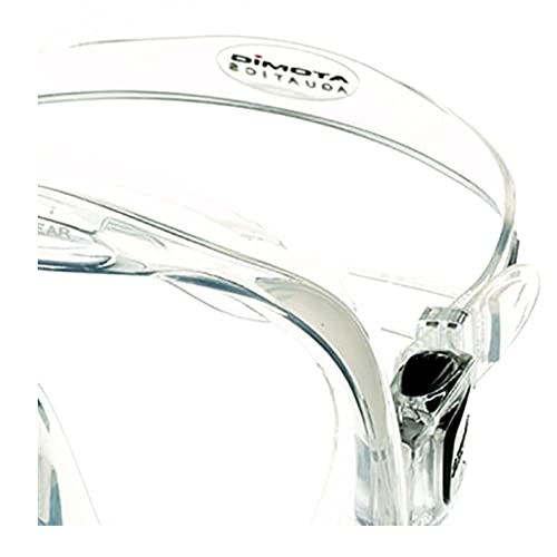 Mascara Atomic Aquatics Frameless para Buceo y Snorkel, Transparente, Talla Mediana miniatura 2