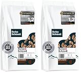 Aus über 175 Jahren Erfahrung: Schwiizer Schüümli Schweizer Schümli Kaffeebohnen 1kg – Helle Röstung für sanften Schümli Kaffee, Perfekte Crema, Intensität 2/5, Säure 1/5 – für echten Kaffee-Genuss