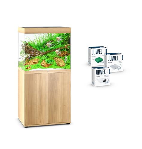 JUWEL Aquarium - Lido 200 Kombination helles Holz Premium-Bundle