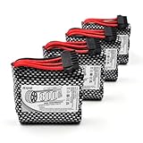 Lunggwey (4-Pack) 9.6V 800mAh Li-ion Battery, Replacement for S911 S912 9115 9116 9120 9123 S913 S916 9112 15-DJ02 15-DJ03 High Speed RC Cars SM-6P Plug