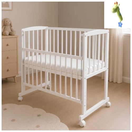 Baby Delux Baby Beistellbett weiß 90x40 cm Babybett
