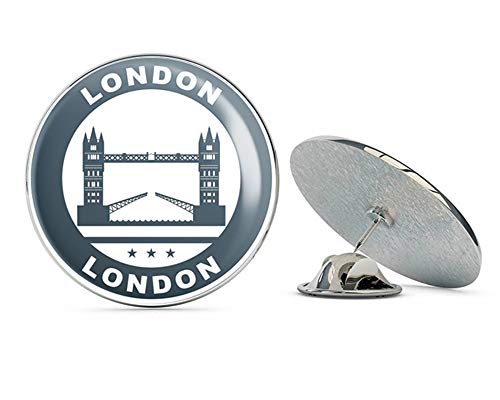 London UK Round Metal 0.75