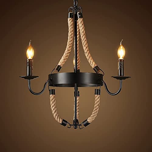 Luminaire industriel loft suspension vintage E14 pour éclairage bar et couloir