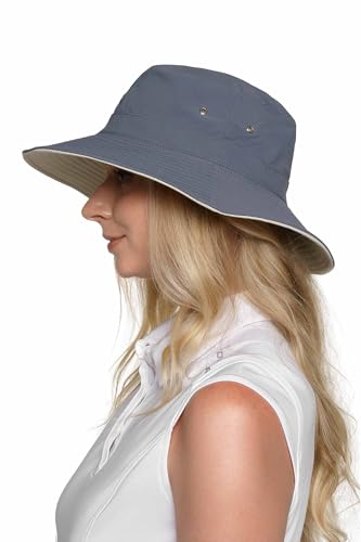 Image of Coolibar UPF 50+ Men's Nate Chlorine Resistant Bucket Hat - Sun Protective