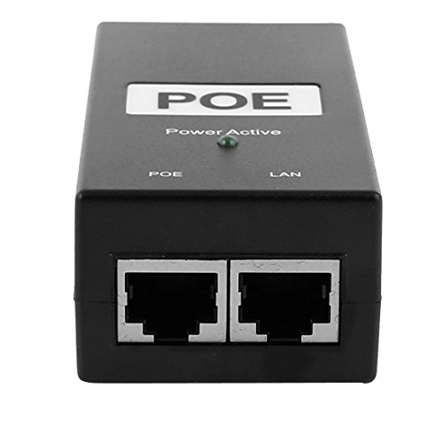 Aexit 2Pcs 12V IC Sockets & Plugs 1A Ethernet Switch Adapter POE Power Supply Injector IC Plugs Power Over miniatura 4