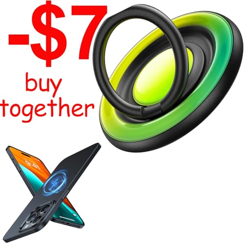 TORRAS Magnetic Case & Magnetic Phone Grip Ring Holder Kickstand Spinner