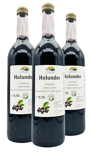 BLEICHHOF Holundersaft - Direktsaft vegan (3x0 72l)